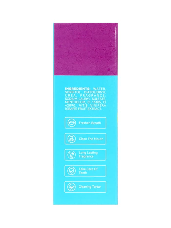 Ополаскиватель для полости рта в стиках со вкусом винограда, 20 шт. по 10 мл