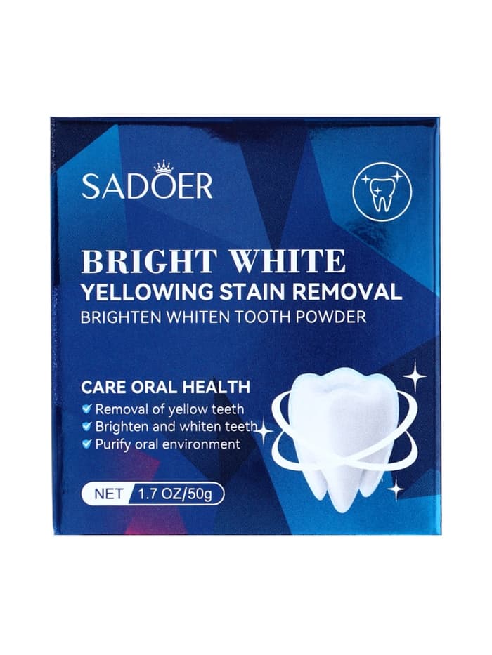 Отбеливающий зубной порошок SADOER, 50 г