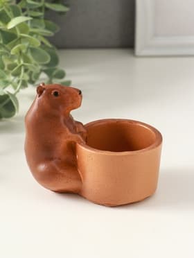 Подставка для мелочей «Капибара» 8×9×6 см, гипс