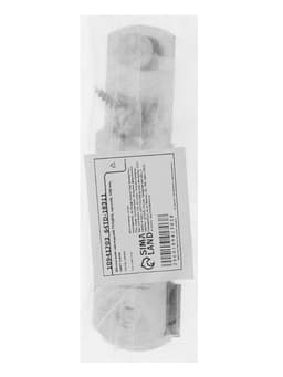 Шпингалет накладной ТУНДРА, прямой, 100 мм, цвет хром