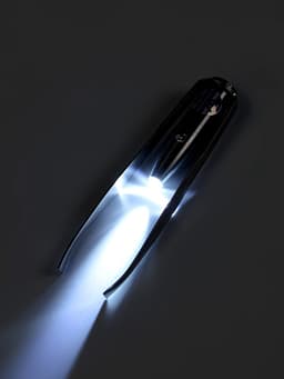 Пинцет LP-02, косметический, с подсветкой