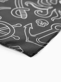 Бандана пиратская «Жизнь пирата», 50×50 см