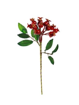 Цветы искусственные «Шиповника пучок», h=23 см, красные