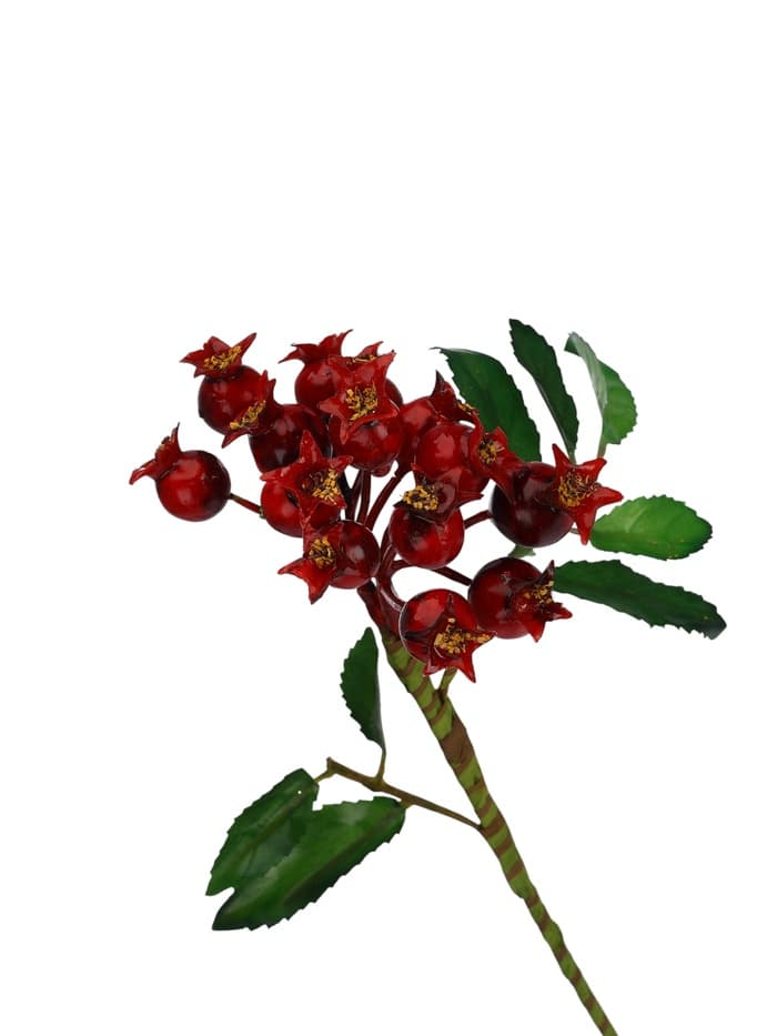 Цветы искусственные «Шиповника пучок», h=23 см, красные