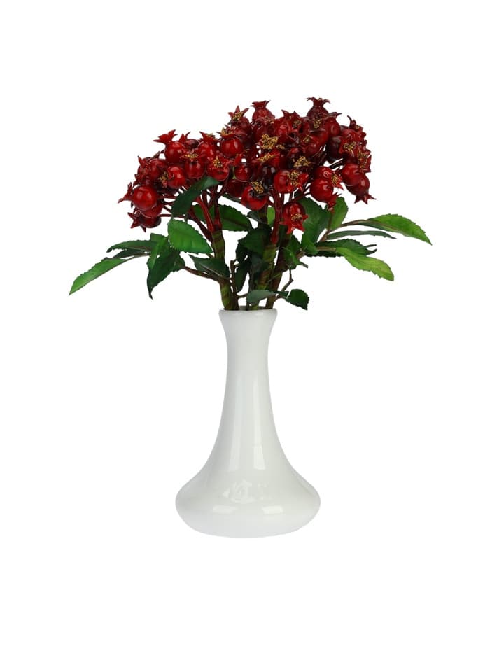 Цветы искусственные «Шиповника пучок», h=23 см, красные