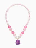 Бусы детские «Выбражулька. Осьминоги Жемчуг», 40 см, розовый, фиолетовый