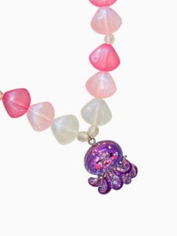 Бусы детские «Выбражулька. Осьминоги Жемчуг», 40 см, розовый, фиолетовый