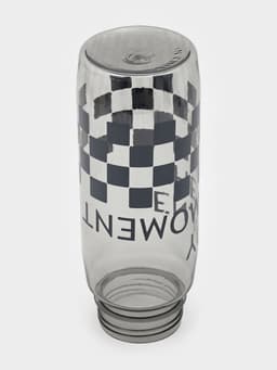 Набор посуды с собой Доляна, 4 предмета: бутылка 500 мл, ланч - бокс 450 мл, вилка, ложка, пластик, серый