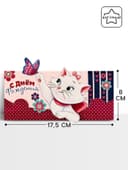 Конверт для денег фигурный «Кошечка», 17.5×8 см