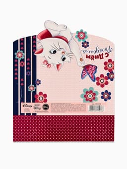 Конверт для денег фигурный «Кошечка», 17.5×8 см