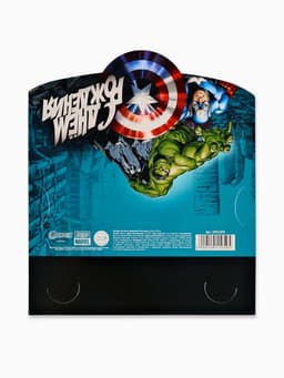 Конверт для денег фигурный «Супергерои», 17.5×8 см