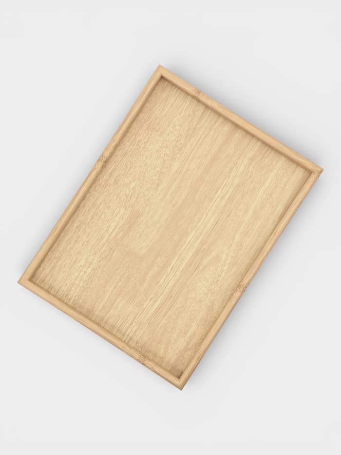 Подносы Доляна, набор 3 шт., 40×30 см, 35×25 см, 30×20 см, дерево, бежевые