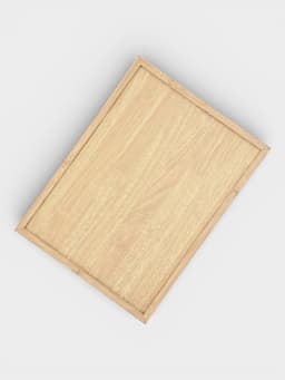 Подносы Доляна, набор 3 шт., 40×30 см, 35×25 см, 30×20 см, дерево, бежевые