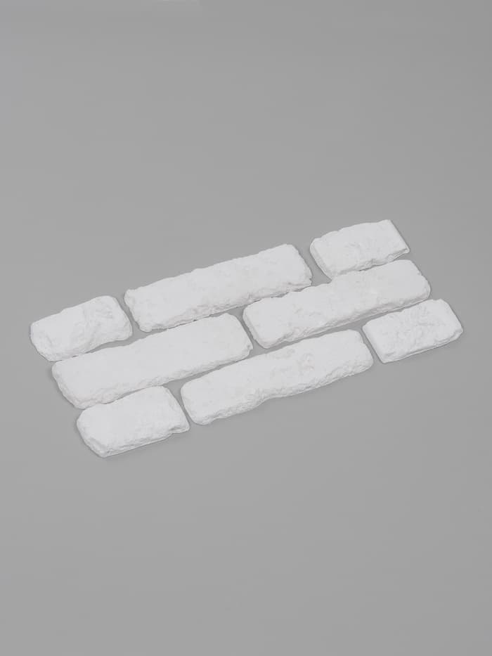 Гипсовая плитка «Венеция +», цвет белый, 1 м²