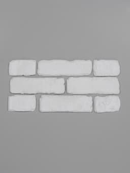 Гипсовая плитка «Венеция +», цвет белый, 1 м²