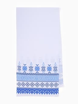 Рушник «Гармония», 150×36 см, синий