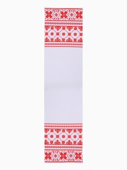 Рушник «Семейный очаг», 150×36 см, красный