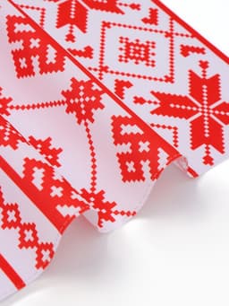 Рушник «Семейный очаг», 150×36 см, красный