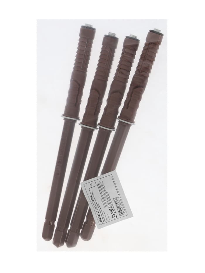 Менсолодержатель - полкодержатель ТУНДРА, 10×100, скрытый, набор 4 шт.