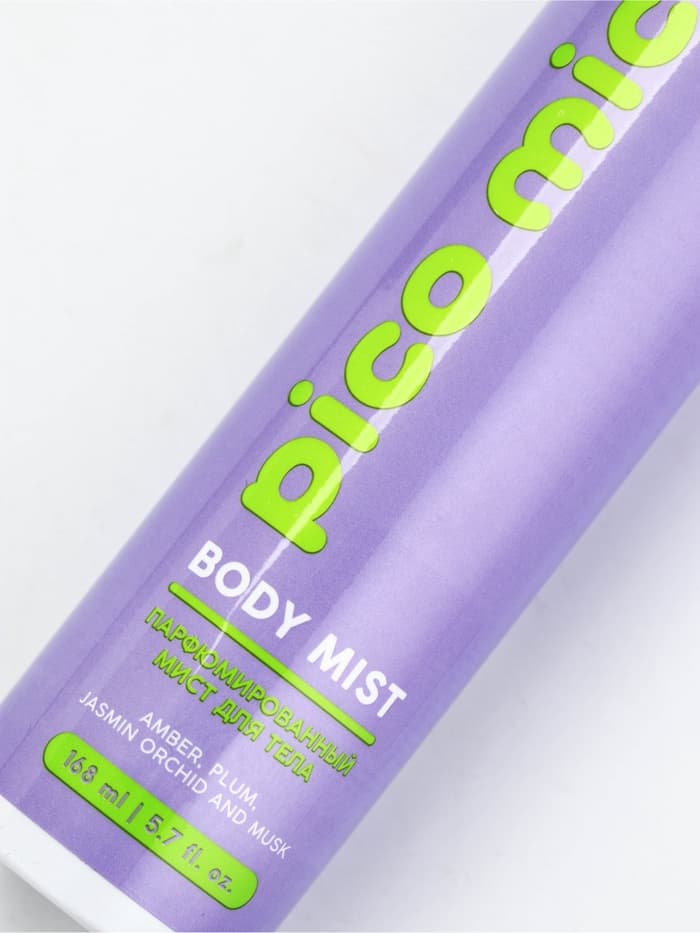 Мист для тела парфюмированный, 168 мл, аромат амбра, слива, жасминовая орхидея и мускус, PICO MICO