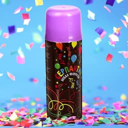 Спрей для новогоднего декора «Серпантин», 250 мл., светло-лиловый