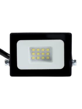 Прожектор светодиодный VKL Electric, 10 Вт, 1200 лм, 6500К, IP65, 220 В чёрный, свечение холодное белое
