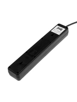 Сетевой фильтр TANGO, 5 розеток + 2 USB, 1.8 м, 10 А, 2200 Вт, с заземлением, чёрный