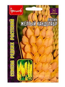 Семена цветов Люпин Жёлтый Канделябр многолетний  14 шт.  12.29 г.