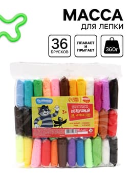 Воздушный пластилин «Союзмультфильм», 36 цветов