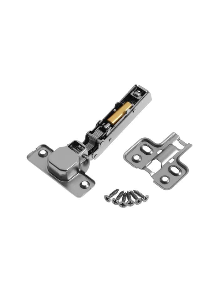 Петля мебельная с доводчиками ТУНДРА, накладная, угол 90 градусов, набор 10 шт.