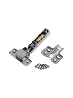 Петля мебельная с доводчиками ТУНДРА, накладная, угол 90 градусов, набор 10 шт.