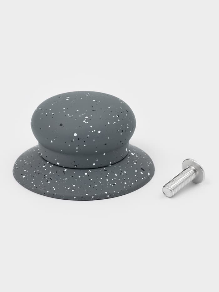 Ручка для крышки на посуду Magistro «Апикаль», d=6.2 см, пластик, серая