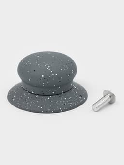 Ручка для крышки на посуду Magistro «Апикаль», d=6.2 см, пластик, серая