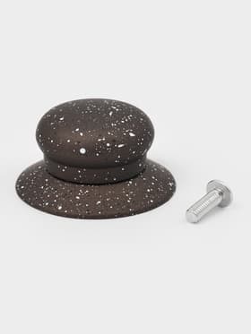 Ручка для крышки на посуду Magistro «Апикаль», d=6.2 см, пластик, коричневая