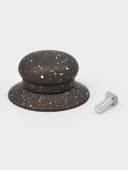 Ручка для крышки на посуду Magistro «Апикаль», d=6.2 см, пластик, коричневая