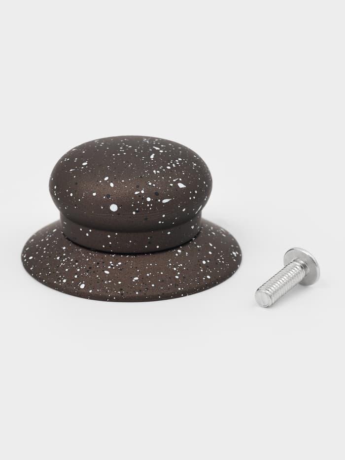 Ручка для крышки на посуду Magistro «Апикаль», d=6.2 см, пластик, коричневая