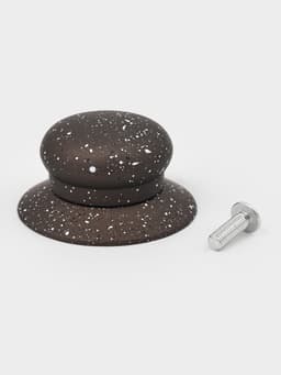 Ручка для крышки на посуду Magistro «Апикаль», d=6.2 см, пластик, коричневая