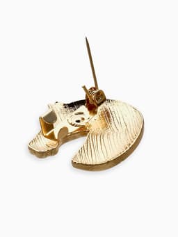 Брошь с эмалью «Лошадь», МИКС в золоте