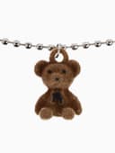 Кулон детский «Выбражулька. Мишка», 40 см, коричневый в серебре