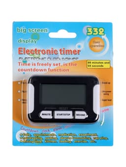 Таймер Luazon LC107, электронный, чёрный