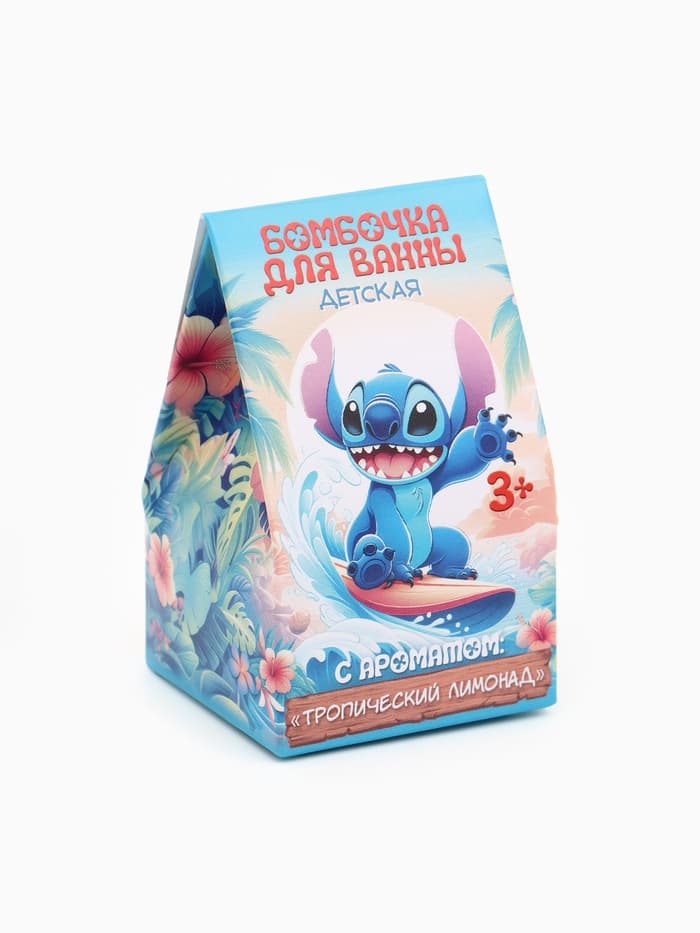 Бомбочка для ванны детская 40 г, аромат тропический лимонад, в коробке