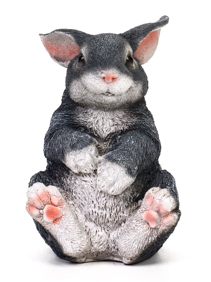 Садовая фигура из полистоуна «Зайка», 14×12×18 см