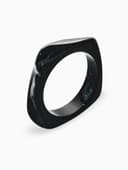 Браслет манжета «Тренд», d=9 см, широкий, акрил, чёрный