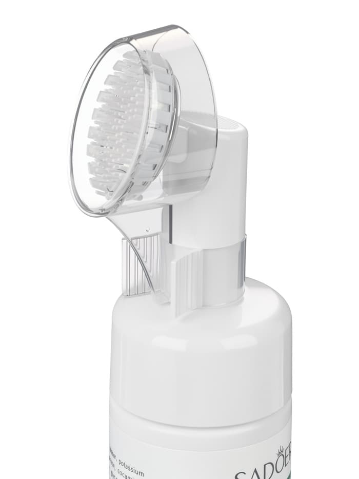 Пенка для умывания с щеткой, с витамином В, 120 мл