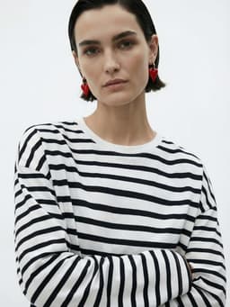 Серьги со съёмными подвесками «Сердца вытянутые», красные в золоте