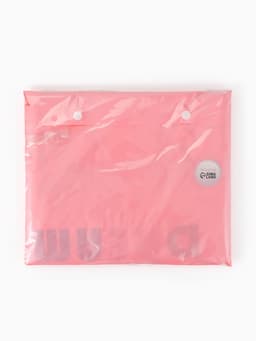 Дождевик детский, рост 120-130, розовый