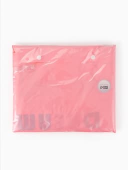 Дождевик детский, рост 100-110, розовый