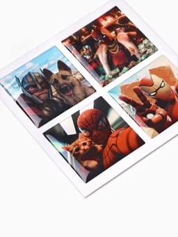 Объемные 3D стикеры на телефон «Супергерои», 4 шт., 3×3 см