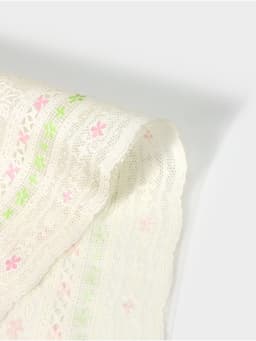 Клеёнка на стол ажурная Lace «Плетение роз», ширина 137 см, рулон 20 метров, толщина 0.3 мм