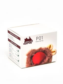 Интерактивная игрушка для кошек «Убегающий мех», красная